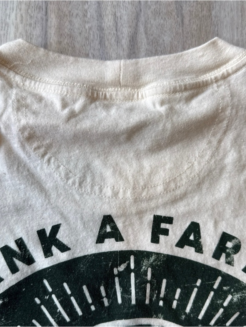 Carhartt NWOT Small Cream Short Sleeve Tee with The Farmlink Project Chest Logo - Picture 7 of 8